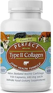 Perfect Type II Collagen Capsules - Bovine Cartilage From New Zealand Pasture Raised (Grass Fed) Cows
