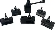 ALMHS 0XA Wedge Type Quick Change Tool Post Set For Mini Lathe 6-9" SWING Steel Material