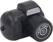 Mini Digital Camera, 1080P 2MP Thumb Camera with 0.97In Color Screen, 160° Wide Angle Lens, Micro USB Interface, Wrist Strap, Portable Video Record