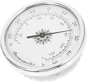 ifundom Indoor Thermometer Hygrometer Wall Mounted Display High Precision Temperature Humidity Monitor Easy to Read Thermometer for Home Bathroom and Office Use