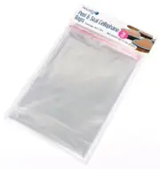 100x Peel & Seal Cellophane Bag Self Adhesive Clear Food Jewellery 23x15cm