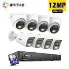 ANNKE 12MP 8CH PoE NVR Home Security Camera System Spotlight Color Night Vision