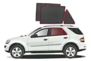 Genuine SNAPSHADES Car Rear Window Shades for Mercedes-Benz M-Class (W164; 20...