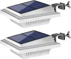 2/4/6pcs 40LEDs Solar Gutter Lights Patio Decor Fence Lights for Eaves Garden