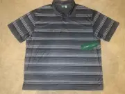 Ben Hogan Performance Gray Chest Block Short Sleeve Polo Shirt Men’s Size 3XL