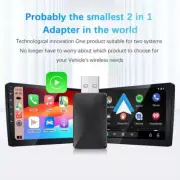 2 In 1 Bluetooth Apple Wireless Carplay Adapter Converts Factory Wired Carplay