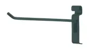 8" Wire Grid Hooks Hook Pegs Gridwall 100 Black 6mm Tubing 3" On Center Slat