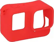 Silicone Lens Cap Rubber Case for Insta360 Ace Pro: Waterproof, Long-Lasting, Shockproof Silicone Cover for Action Cameras (Red)