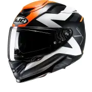 RPHA 71 Pinna Black Orange MC7SF Full Face Helmet