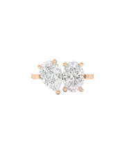 Lab Grown Diamonds 14K Rose Gold 2.00 ct. tw. Lab-Grown Diamond Ring