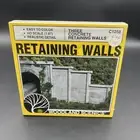 Woodland Scenics HO Scale 3 Concrete Retaining Walls Kit C1258 Factory Sealed