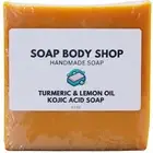 Kojic Acid Soap, Turmeric & Lemon Oil, 3.5 Ounces, Dark Spot Remover for Face