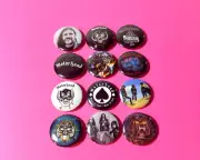 Motorhead 1.25" Button Pin Lot of (12) Lemmy Ace Of Spades Heavy Metal Hard Rock