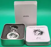 Avon Pocket Watch Majestic Encounters Wolf Al Agnew Exclusive Edition In Tin VTG