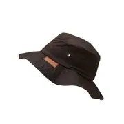 Didgeridoonas Australian Oilskin Walkabout Hat wide brim optional neck flap