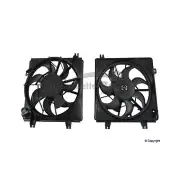One New Halla A/C Condenser Fan Motor 1K2A161710B for Kia Sephia Spectra (for: Kia)
