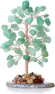Green Aventurine Healing Crystal Tree of Life Natural