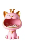 NNEOBA Lucky Cat Resin Porch Key Storage Decoration