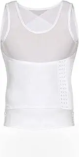 Men's Workout Compression Shirts - Summer Waist Slimming Vest Shapewear - Tight Breathable Waist Trainer Base Layer