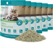Superior Natural Cat Litter – Flushable, Fast Clumping & Dust-Free, 6 Pack