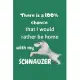 There is a 100% chance that I would rather be home with my Schnauzers: For Schnauzer breed fans