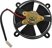 Radiator Grille Fit For 150cc 200cc Quad Dirt Bike ATV 6 Inch 12V Cooling Radiator Fan Motorcycle Water Tank Accessories Oil Cooler Engine Radiator