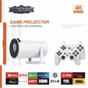 Mini Portable Android 11 5G 1080P WiFi Projector for Gaming with Game Controller