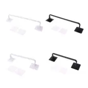 Adhesive Wall Mounted Bathroom Towel Bar Shelf Rack Holder Toilet Roll Pape
