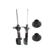 Pair Rear KYB Shock Absorbers + Strut Top Mount Kit for BD BG EJ22 EJ25D 96-99
