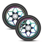 2 Pcs Scooter Accessories 110mm Scooter Wheels Pu Wheels Thick Stunt Car1443