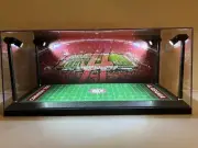 University Of Alabama Custom 2 Mini Helmet display case with LED lights