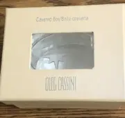Oleg Cassini Crystal Trinket Jewelry Box, Signed & New in Box. Vintage.