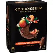Connoisseur Blood Orange & Chocolate Ice Cream 4 Pack