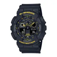 在飛比找環球Online優惠-【CASIO】G-SHOCK 潮流警示 搶眼黑黃 雙顯系列 