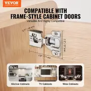 Cabinet Door Hinges 40 Packs Partial Overlay Soft Close for Framed Type