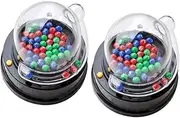 NAMOARLY Lotto Games Machine Fortunate Picker for Parties Cafes Nightclubs Family Fun Traditional Electric Machine with Balls