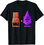 VidiAmazing Pinball Machine Funny Retro Pinball Plus Wizard Arcade Gift ds1230 T-Shirt