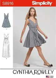 Simplicity Sewing Pattern 8916 10174 Wrap Dress Misses Size 12-20