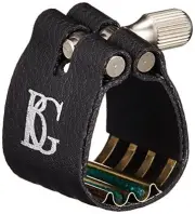 BG Super Revenue configuration ligature alto clarinet for the gold plate suppor