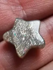 Rainbow lattice Sunstone cut and polished star and moon 33