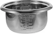 VALICLUD Stainless Steel Rice Cooker Inner Lid Rice Cooking Container Replacement Cooking Power Cooker Part Inner Spare Nonstick Insert Cuckoo Pot Inside Rice-Cooker Stainless Steel Silver