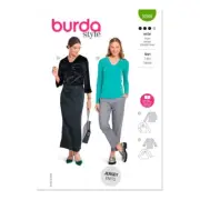 NEW Burda 5886 Misses' Top Pattern By Spotlight