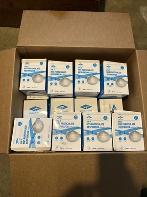 NEW 20 Boxes ZY N95 Face Mask Zyb-11 Niosh Particulate Respirator Exp/22