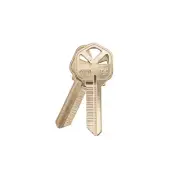 Kaba Ilco KW1-BR-250PK Taylor Pack of 250 Kwikset KW1 Key Blank Brass Finish