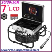 Sewer Pipe Inspection Camera WiFi DVR Video Endoscope Camera 1080P 7" 23mm IP68