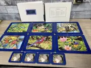 Ashdene Box Set 6 Placemat 4 Coaster Birds Koalas Australian Geographic E3