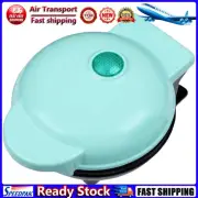 LF# 110-220 V Compact Snack Maker Fun Cooking 350W Mini Waffle Maker (Green EU P