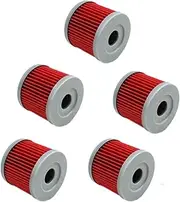 Oil Filter Oil Filter for Lifan Zongshen Loncin CB250 Engine 150cc 200cc 250cc Dirt Pit Bike Oil Filter Element (Color : 5pc)