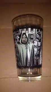 Walking Dead Michonne Pint Glass Bar Ware Cocktail Toon Tumbler 2013