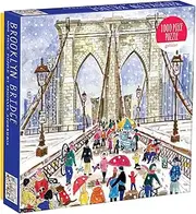 Michael Storrings Brooklyn Bridge Puzzle in a Square Box: 1000 Pieces